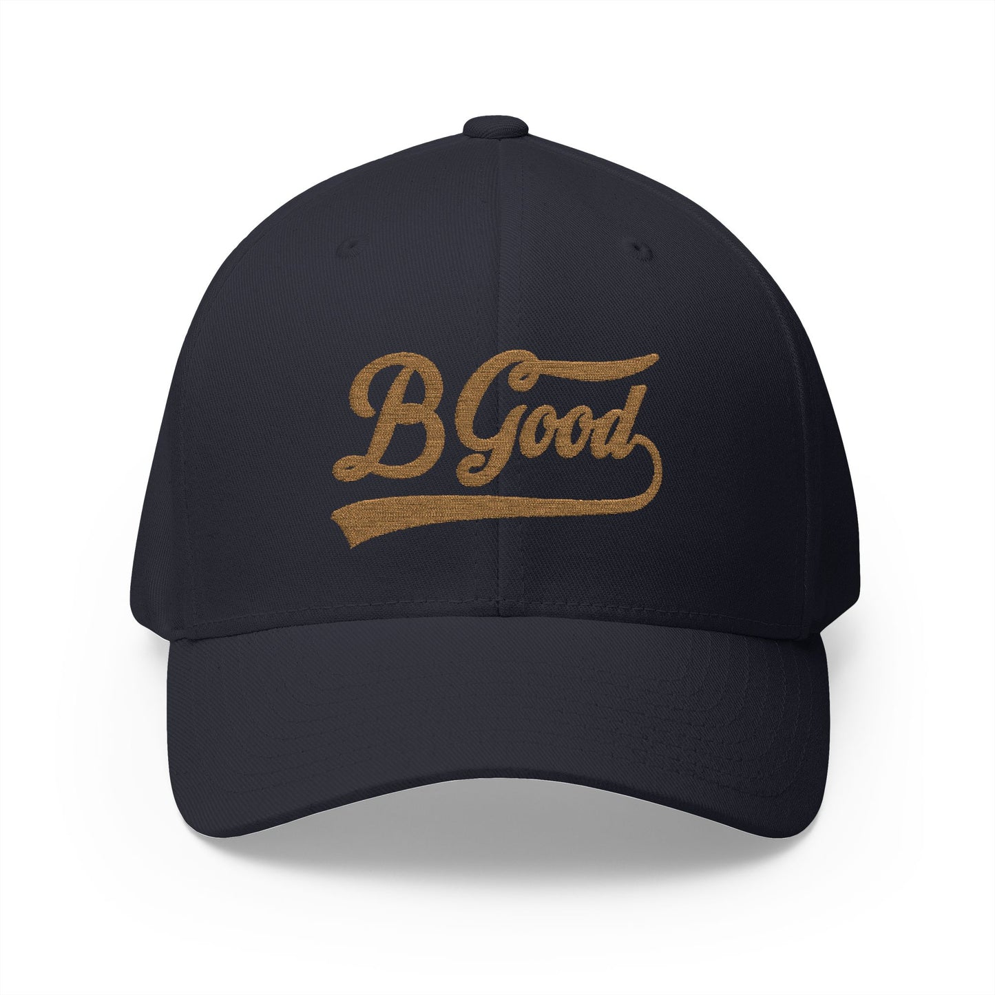 B. Good Fitted Gold Embroidered Cap