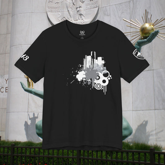 Detroit Grunge 313 Detroit Roots Unisex Jersey Short Sleeve Tee