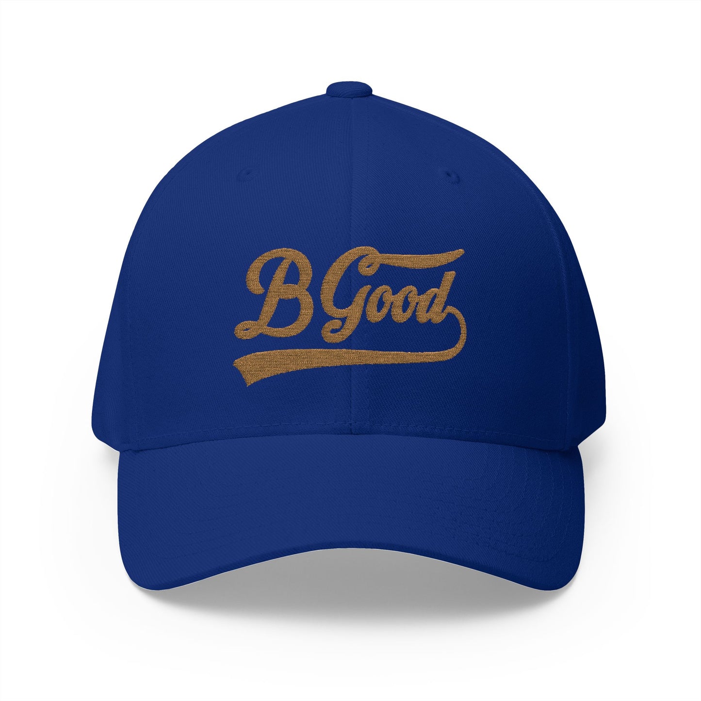B. Good Fitted Gold Embroidered Cap