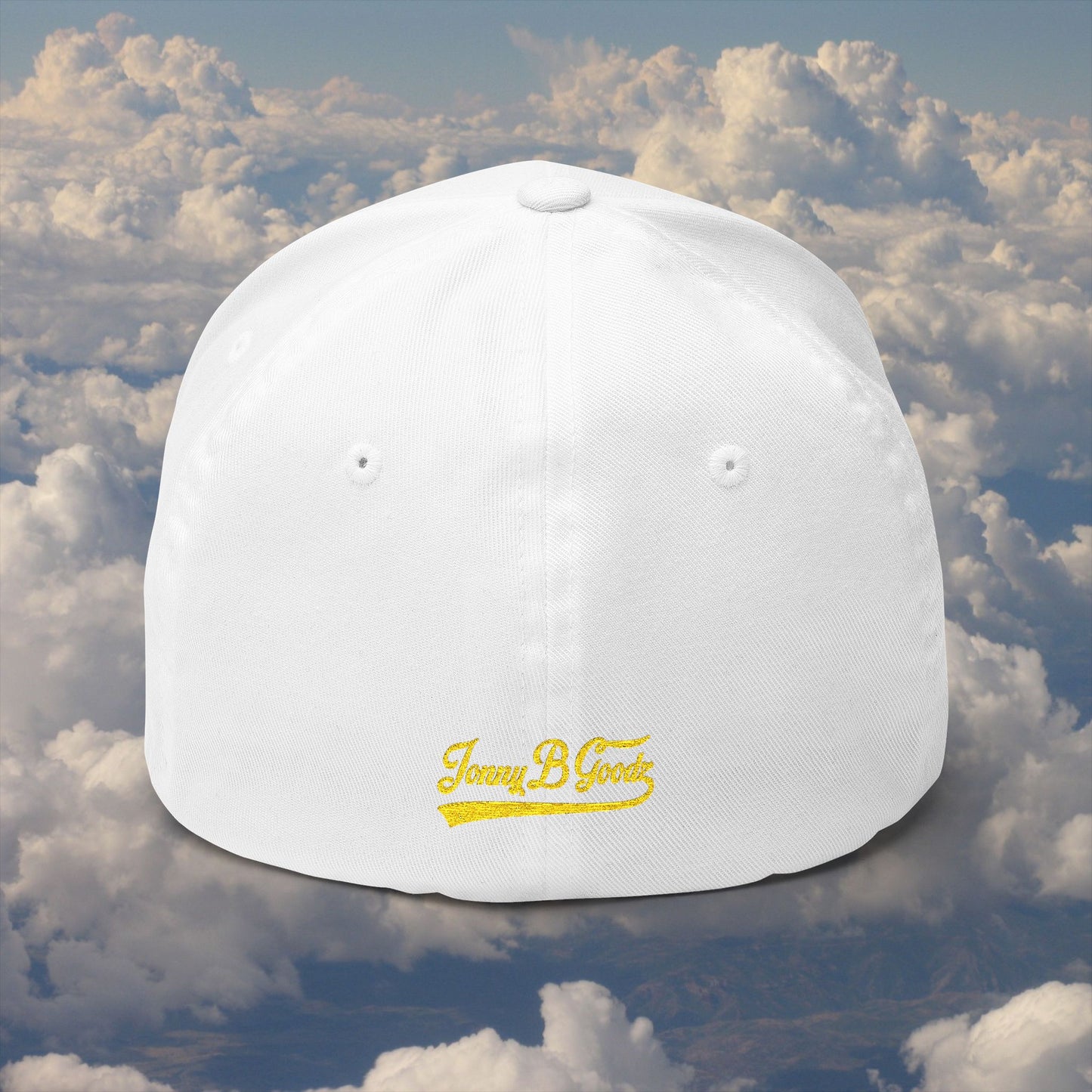 Whatupdoe Gold Lettering Embroidered Fitted Cap in Various Color Combinations