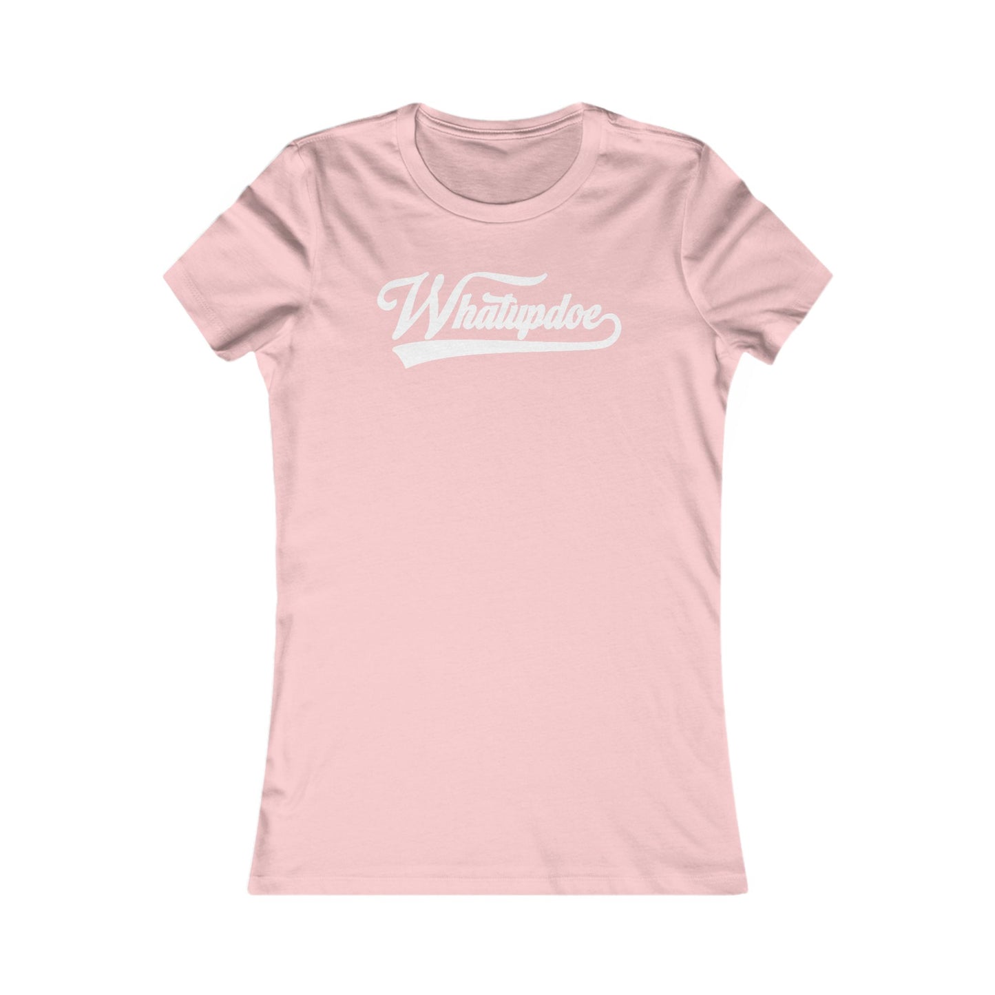 Women's Whatupdoe White Lettering T-Shirt in Various Color Combinations