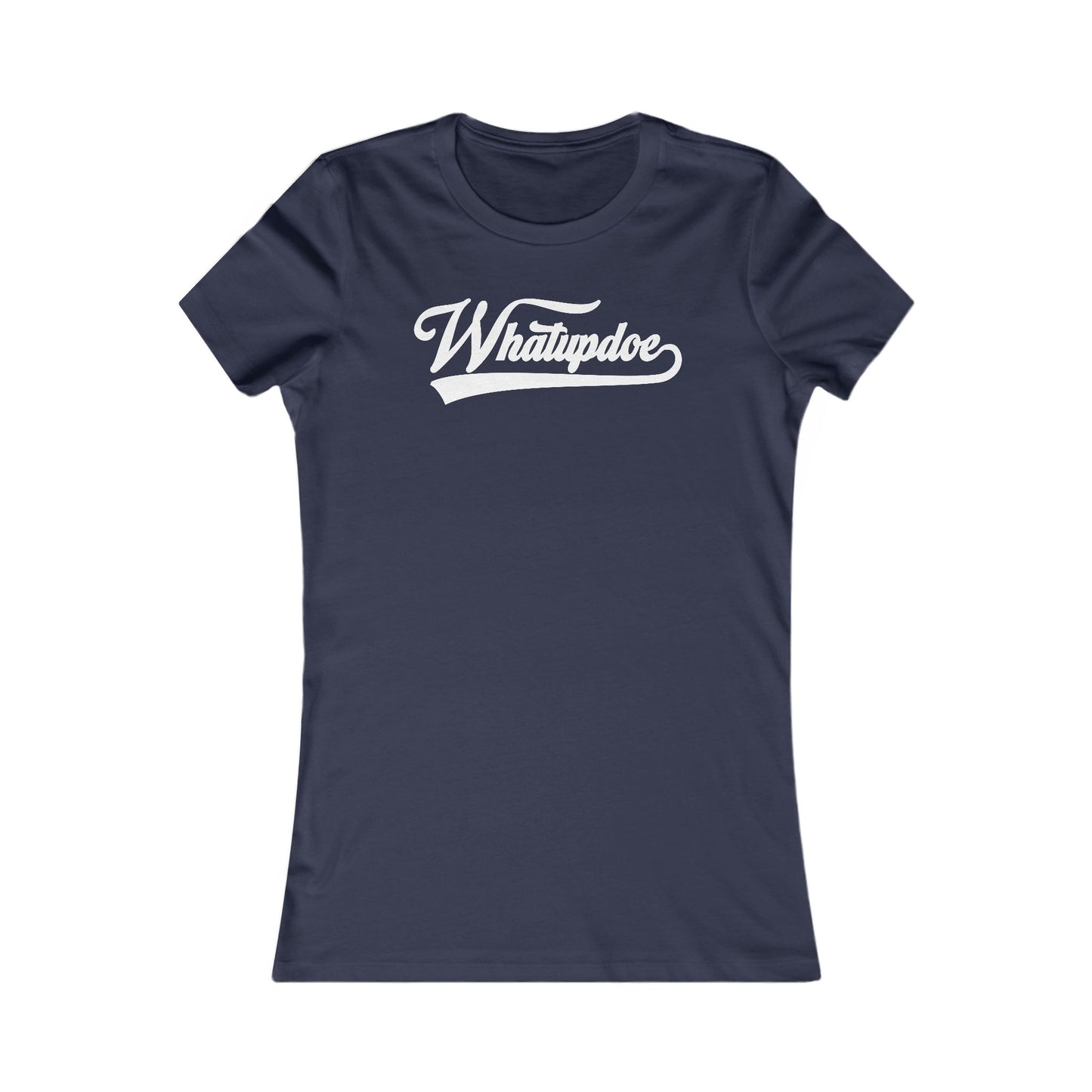 Women's Whatupdoe White Lettering T-Shirt in Various Color Combinations