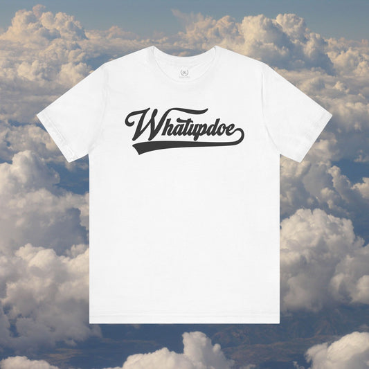 Men's Whatupdoe Black lettering Short Sleeve Shirt in Various Color Combinations