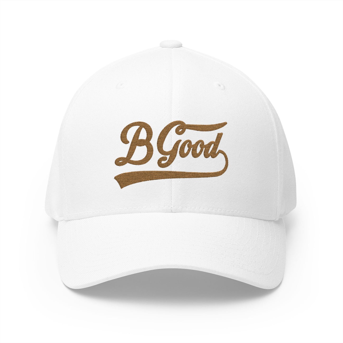 B. Good Fitted Gold Embroidered Cap
