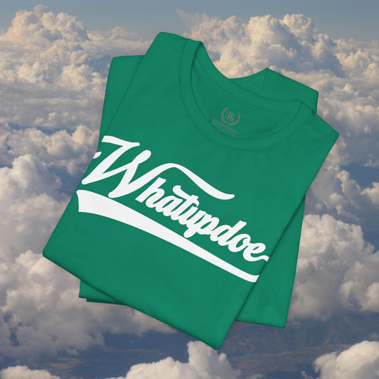 Men's Whatupdoe White lettering Jersey T-Shirt in Various Color Combinations