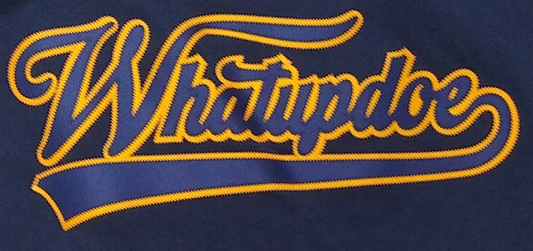 Detroit Whatupdoe Unisex Blue & Yellow Sim-Stitch T-Shirt