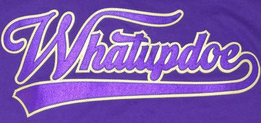 Detroit Whatupdoe Unisex Purple & Gold Sim-Stitch T-Shirt