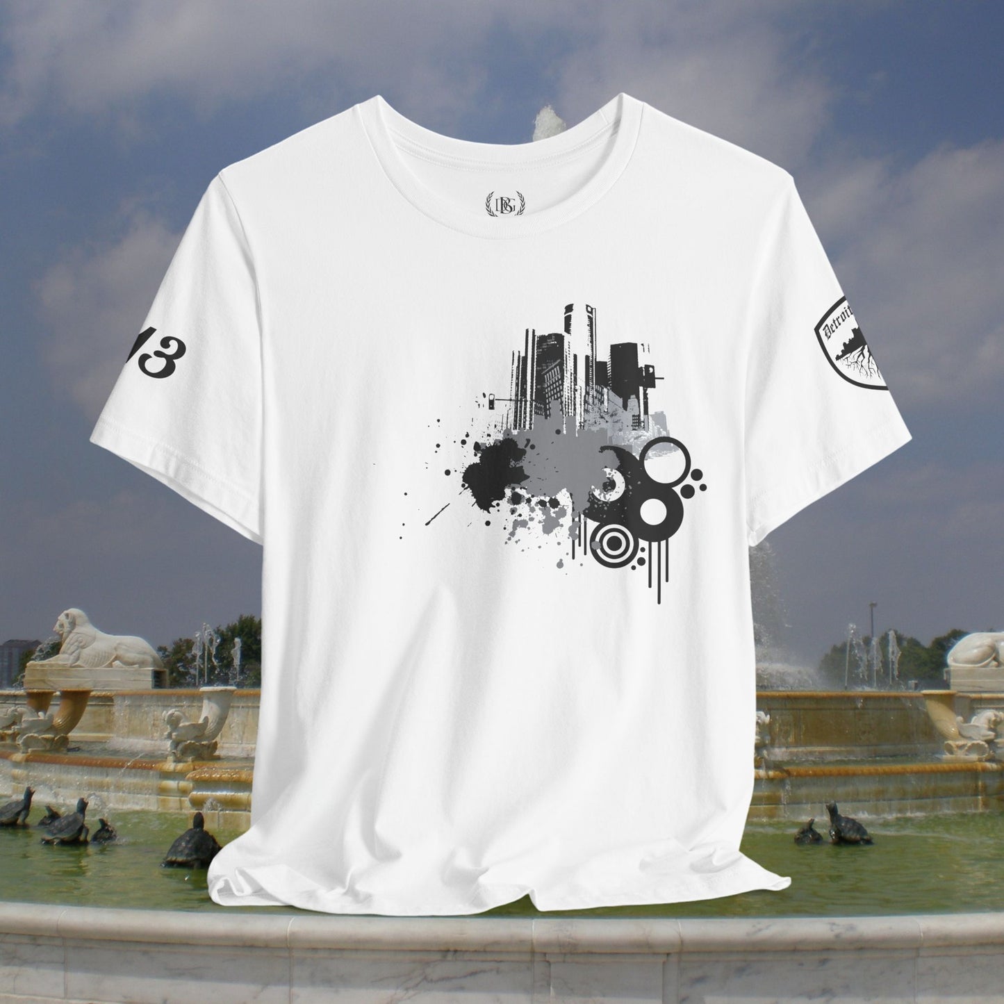 Detroit Grunge 313 Detroit Roots Unisex Jersey Short Sleeve Tee