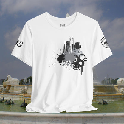Detroit Grunge 313 Detroit Roots Unisex Jersey Short Sleeve Tee