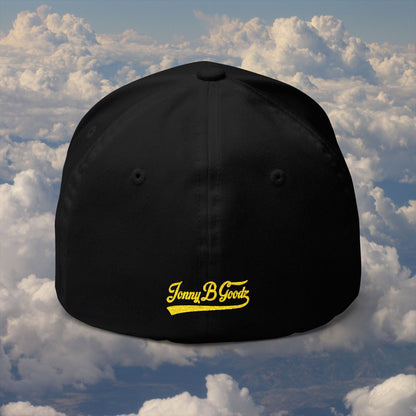 Whatupdoe Gold Lettering Embroidered Fitted Cap in Various Color Combinations