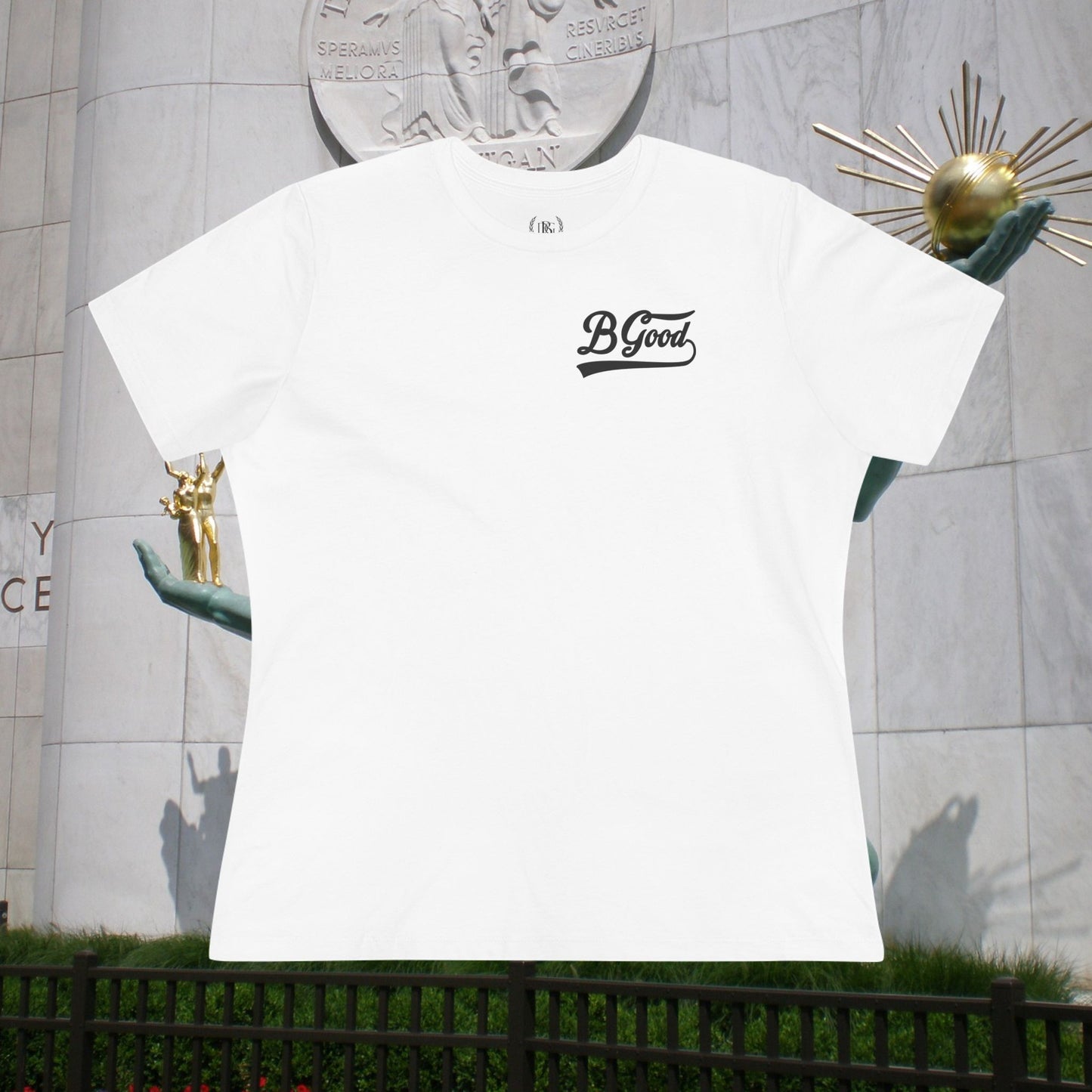 B Good Stay Out of Trouble Women's Edgy Graphic Tee with Skull Design