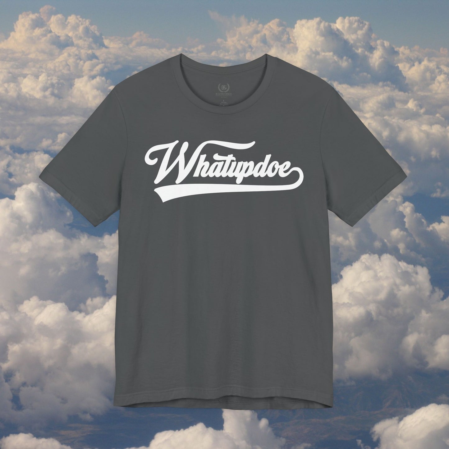Men's Whatupdoe White lettering Jersey T-Shirt in Various Color Combinations