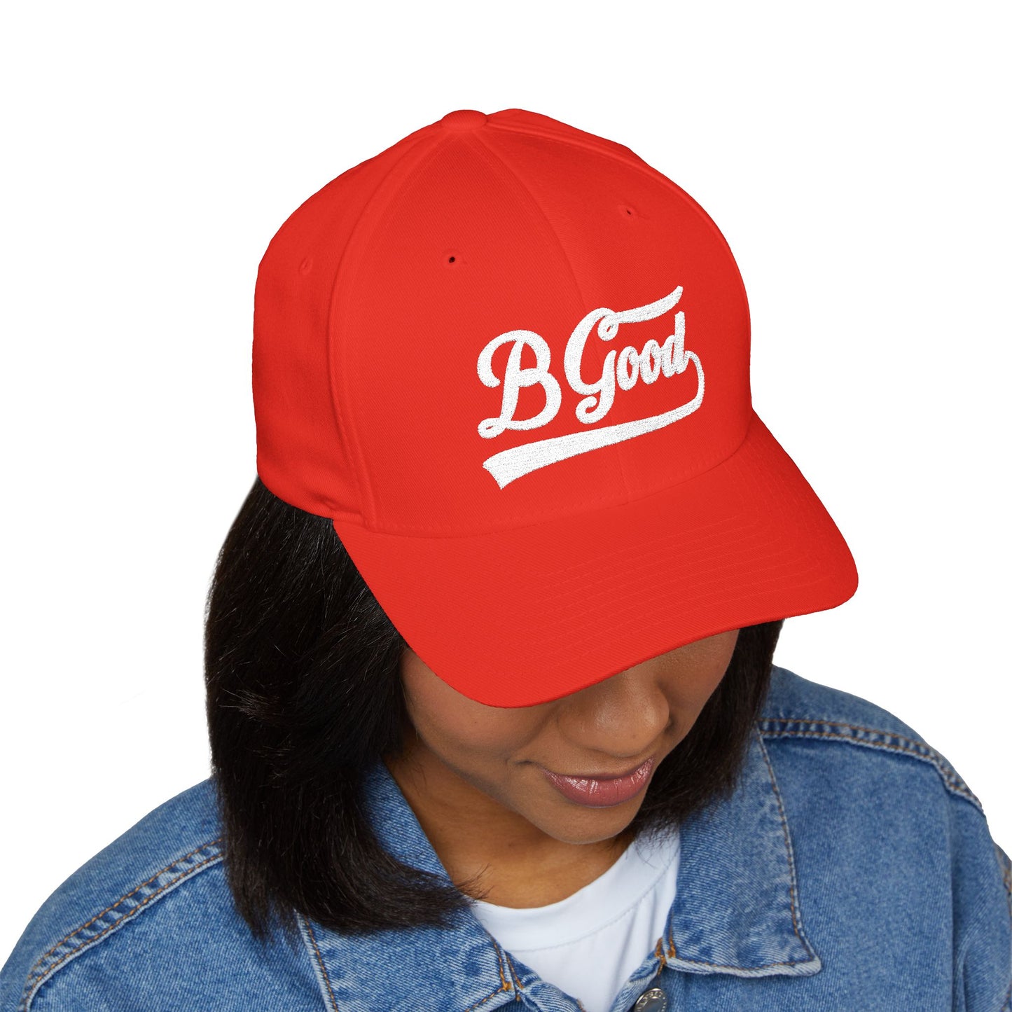 B Good Fitted Embroidery Cap