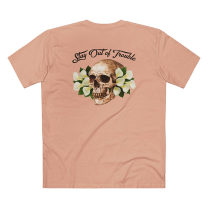 B Good, Stay Out of Trouble Skull Men's Tee