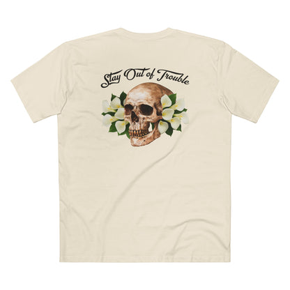 B Good, Stay Out of Trouble Skull Men's Tee