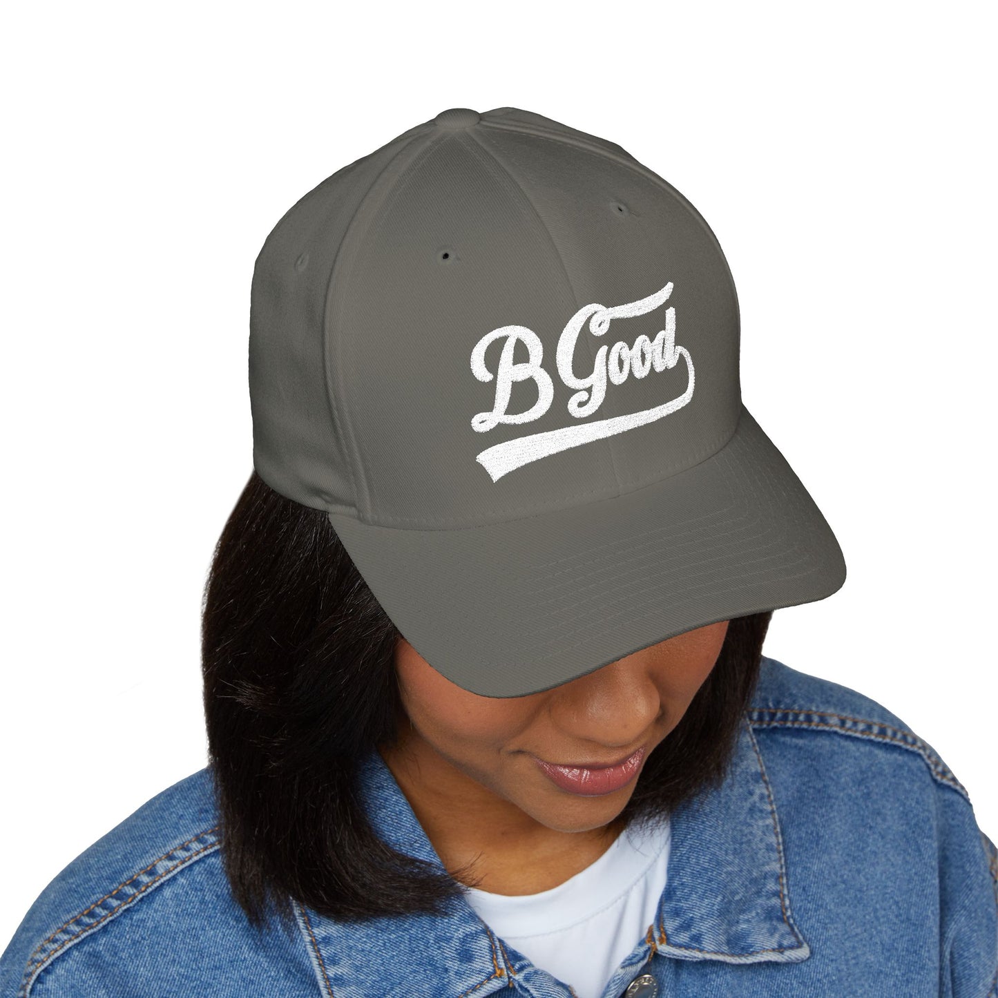 B Good Fitted Embroidery Cap