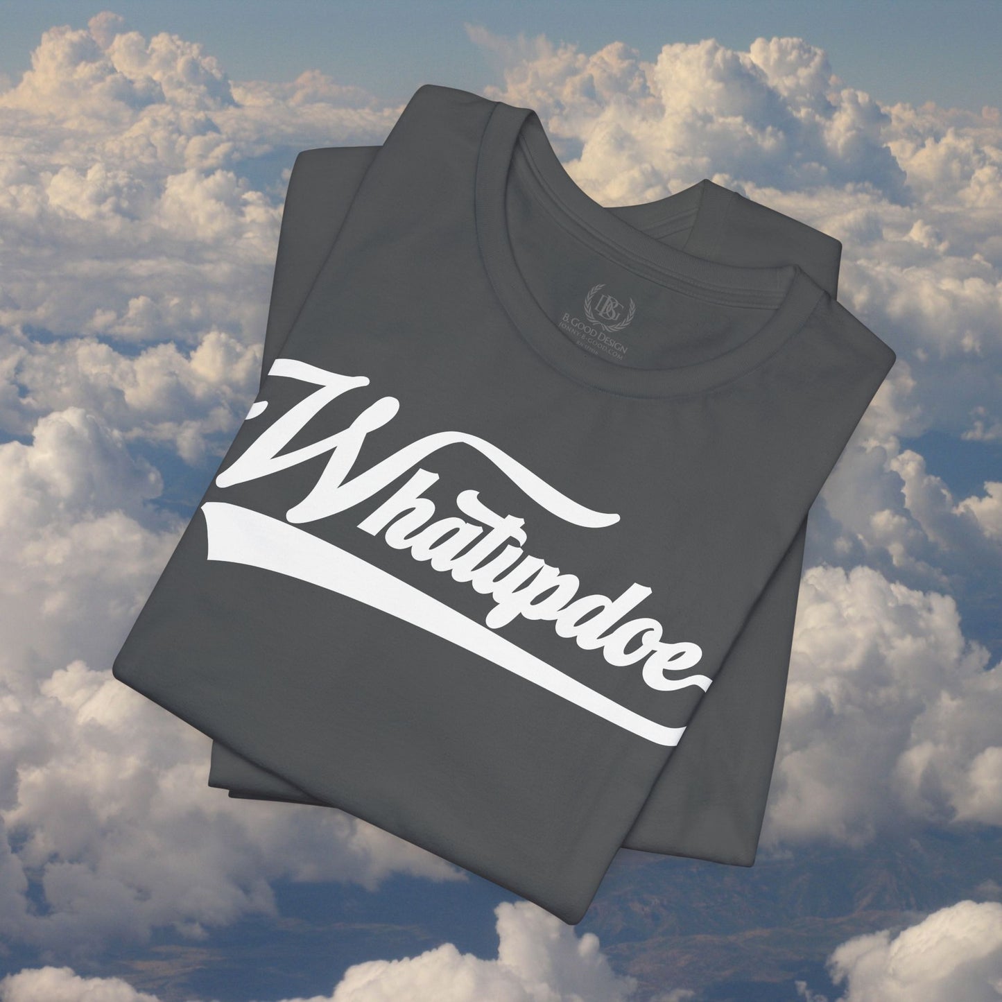 Men's Whatupdoe White lettering Jersey T-Shirt in Various Color Combinations