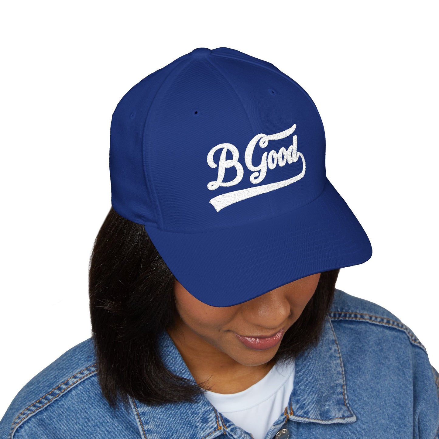 B Good Fitted Embroidery Cap