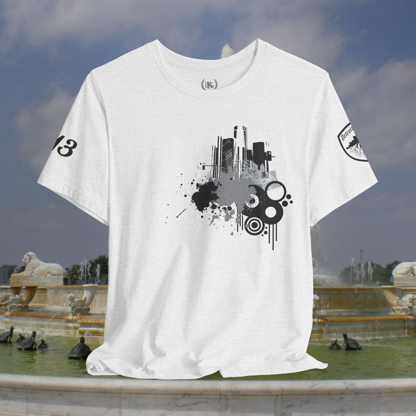 Detroit Grunge 313 Detroit Roots Unisex Jersey Short Sleeve Tee