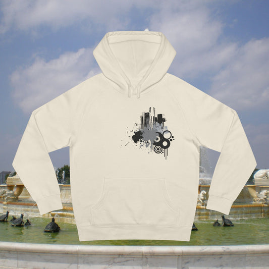 Detroit Grunge 313 Urban Artistic Hoodie Black Art