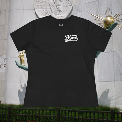 B Good Stay Out of Trouble Women's Edgy Graphic Tee with Skull Design