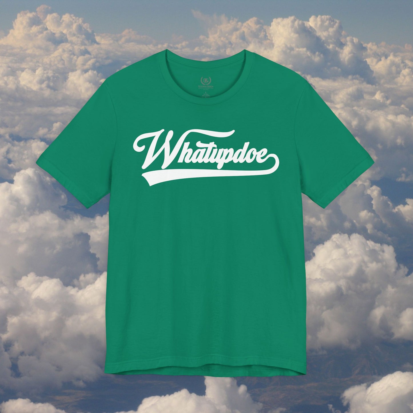 Men's Whatupdoe White lettering Jersey T-Shirt in Various Color Combinations