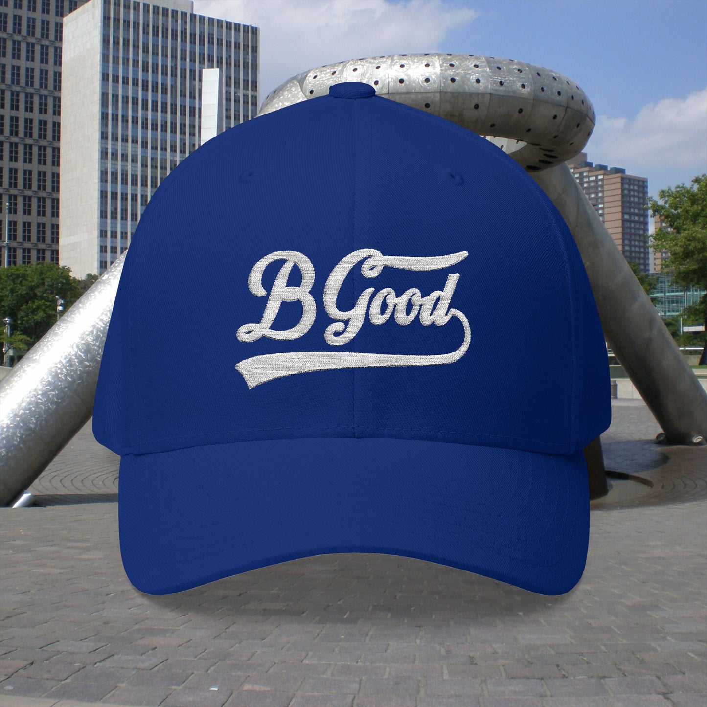 B Good Fitted Embroidery Cap