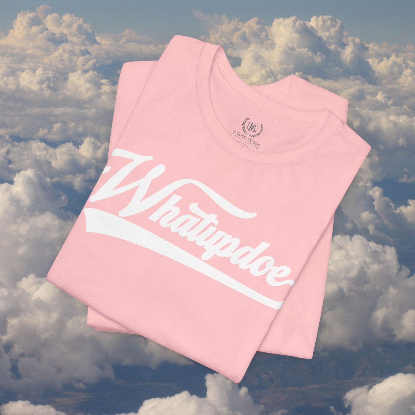 Men's Whatupdoe White lettering Jersey T-Shirt in Various Color Combinations
