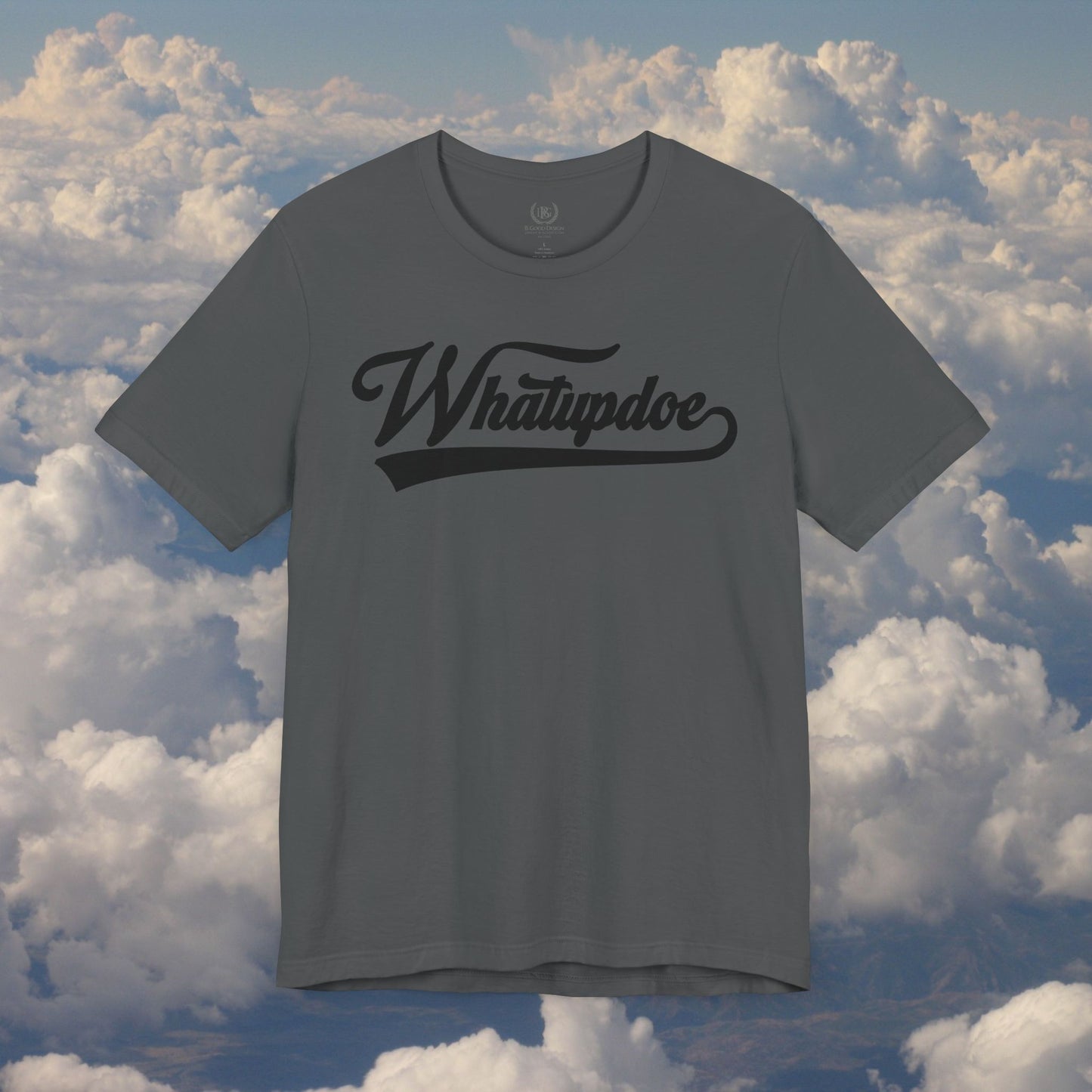 Men's Whatupdoe Black lettering Short Sleeve Shirt in Various Color Combinations