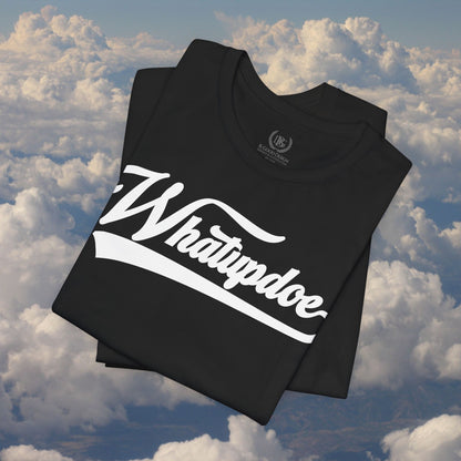 Men's Whatupdoe White lettering Jersey T-Shirt in Various Color Combinations