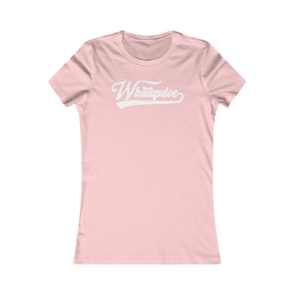 Women's Whatupdoe White Lettering T-Shirt in Various Color Combinations