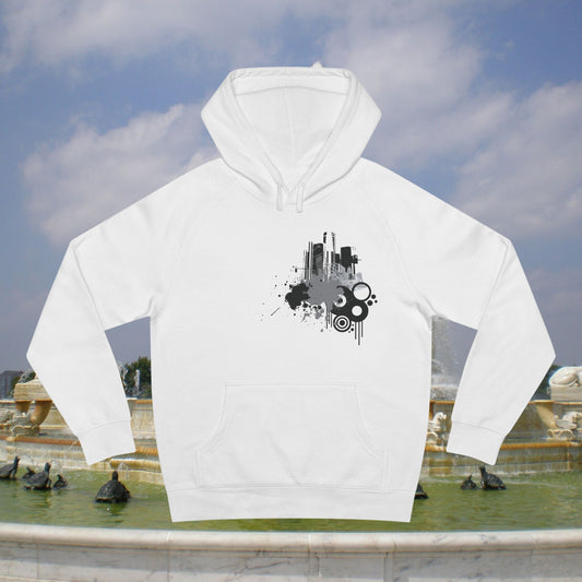 Detroit Grunge 313 Urban Artistic Hoodie Black Art