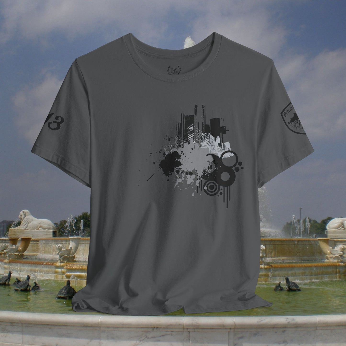Detroit Grunge 313 Detroit Roots Unisex Jersey Short Sleeve Tee