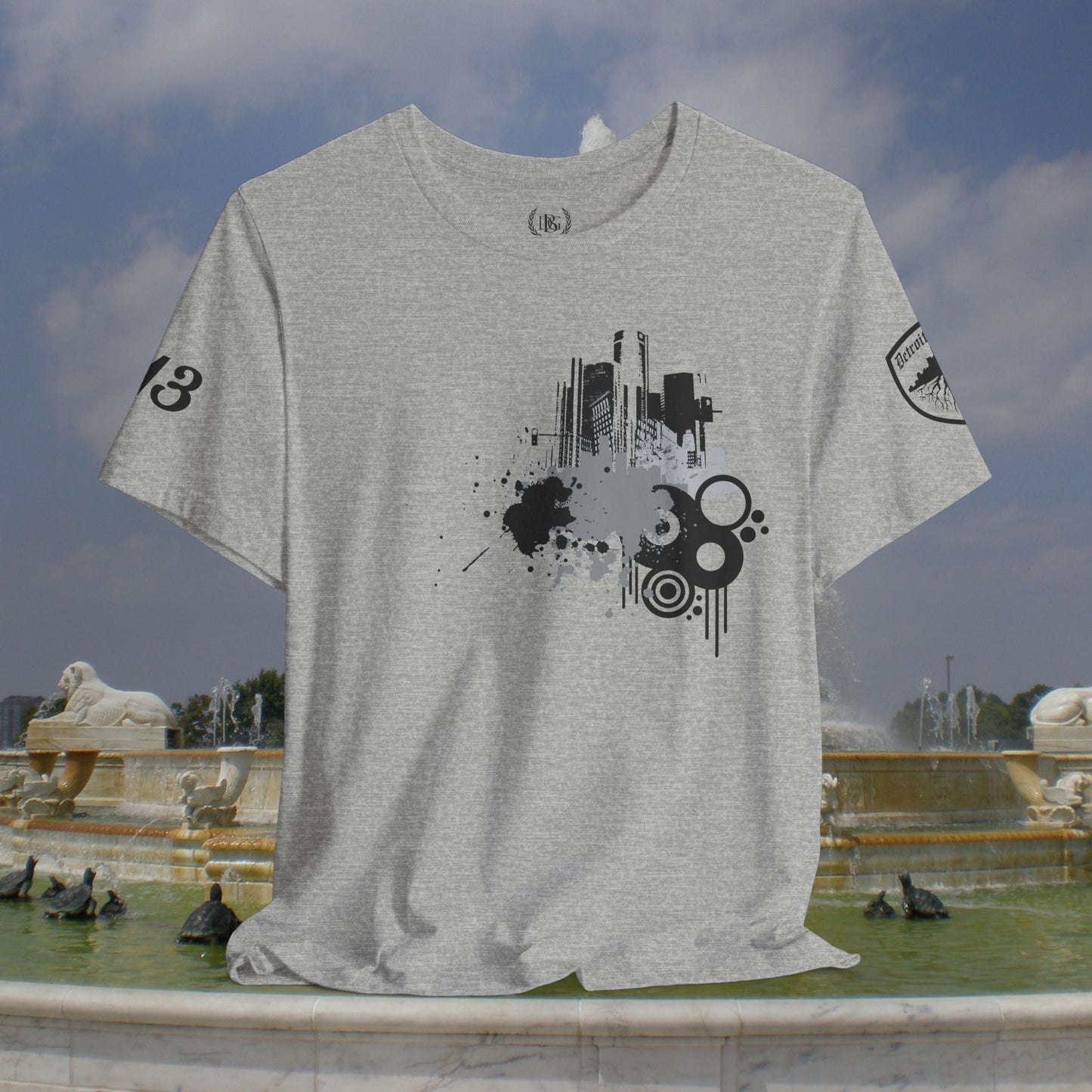 Detroit Grunge 313 Detroit Roots Unisex Jersey Short Sleeve Tee