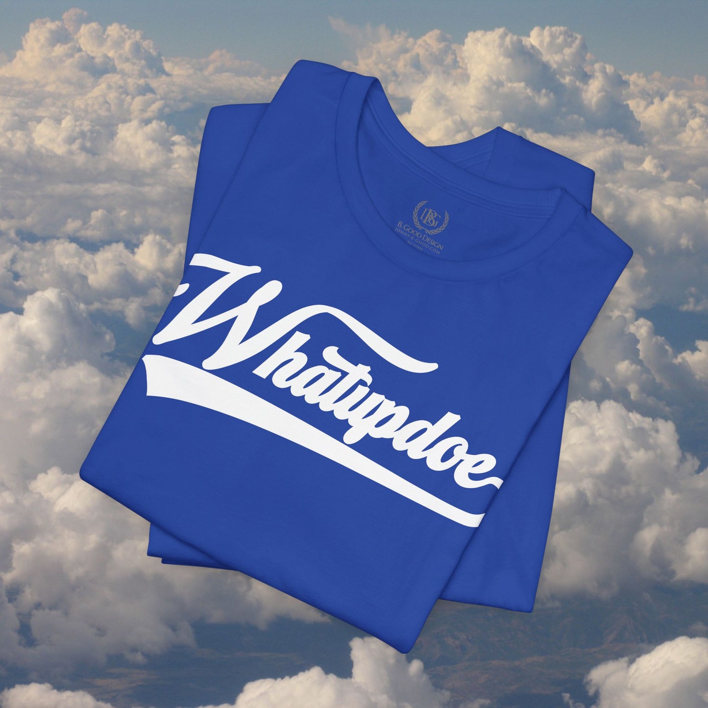 Men's Whatupdoe White lettering Jersey T-Shirt in Various Color Combinations