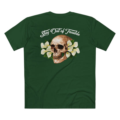 B Good, Stay Out of Trouble Skull Men's Tee