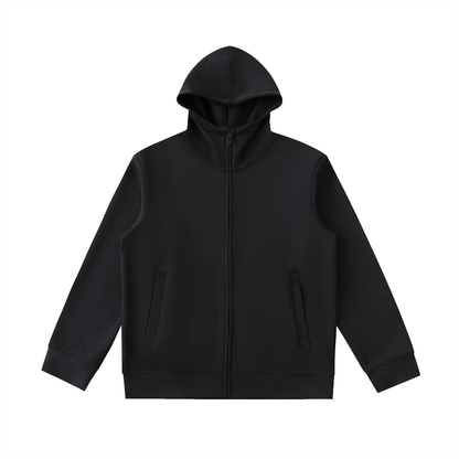 B Good Essential Heavyweight High Neck  Zip-Up Hoodie