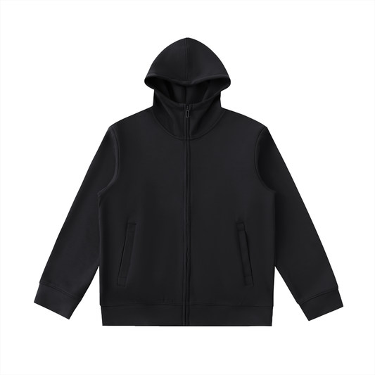 B Good Essential Heavyweight High Neck  Zip-Up Hoodie