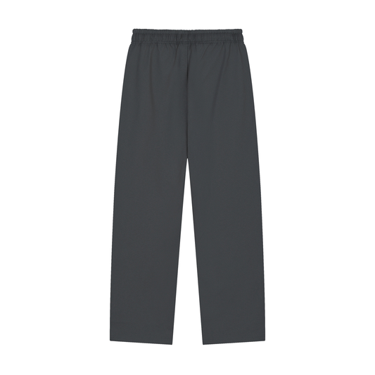 Solid Color Straight-Leg Sweatpants