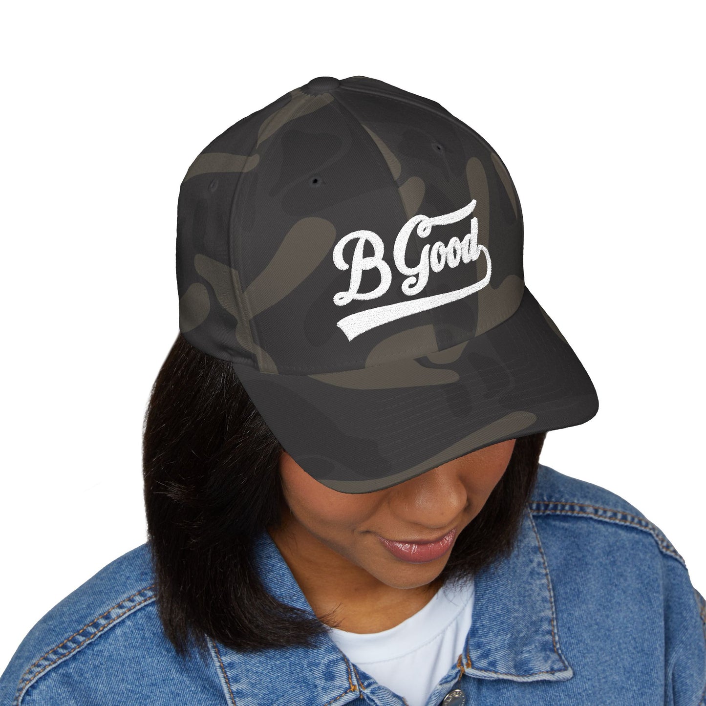 B Good Fitted Embroidery Cap