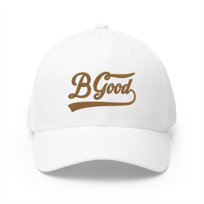 B. Good Fitted Gold Embroidered Cap