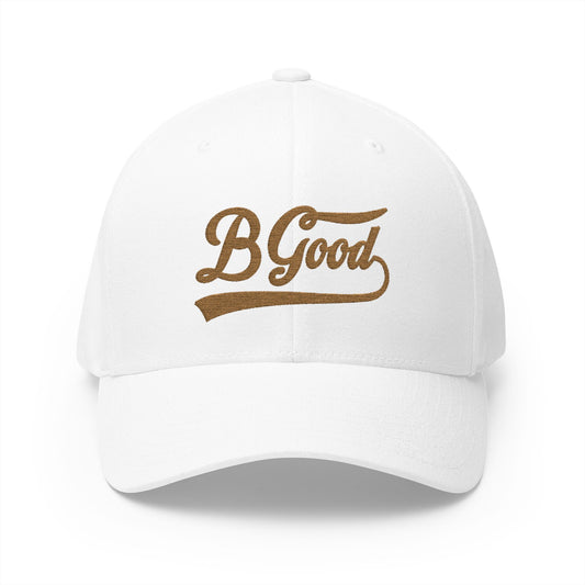 B. Good Fitted Gold Embroidered Cap