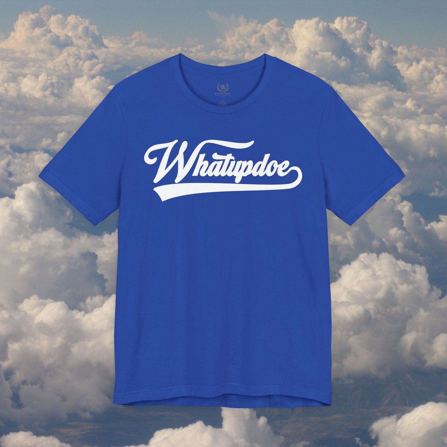 Men's Whatupdoe White lettering Jersey T-Shirt in Various Color Combinations