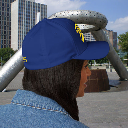 Whatupdoe Gold Lettering Embroidered Fitted Cap in Various Color Combinations