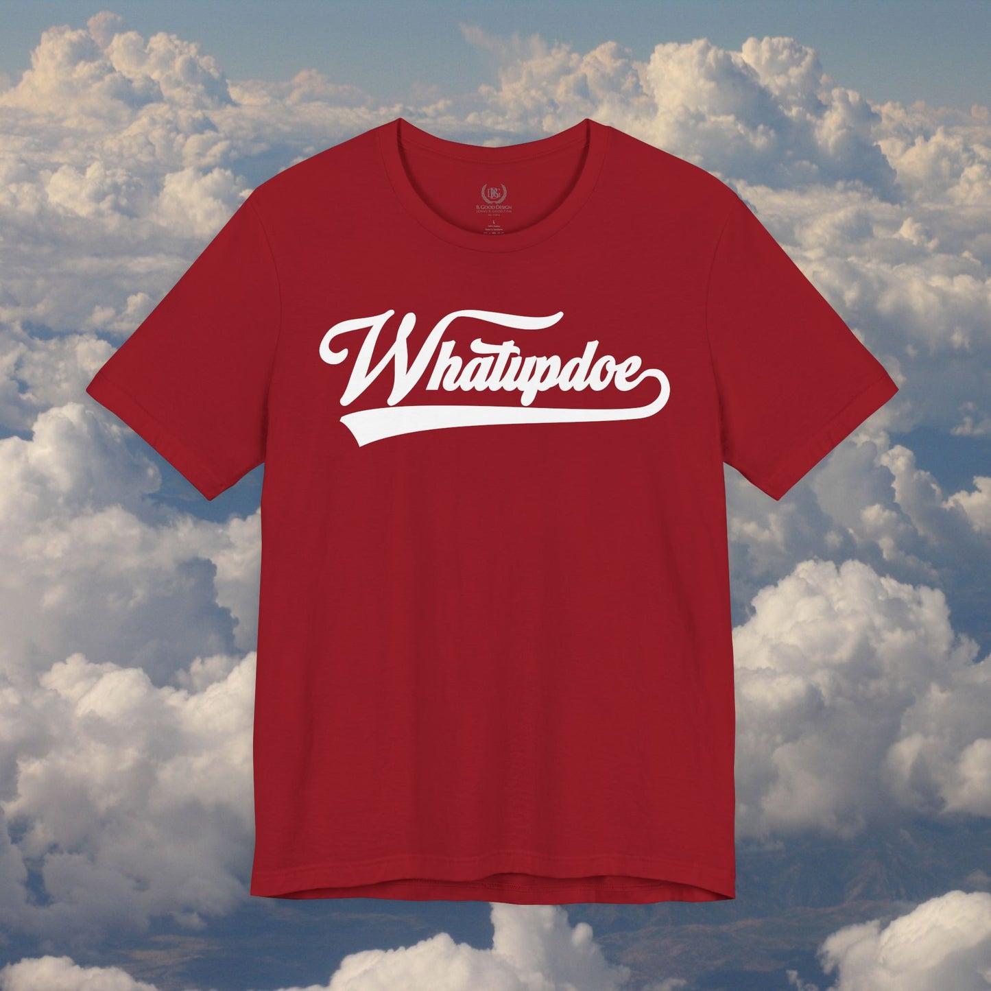 Men's Whatupdoe White lettering Jersey T-Shirt in Various Color Combinations