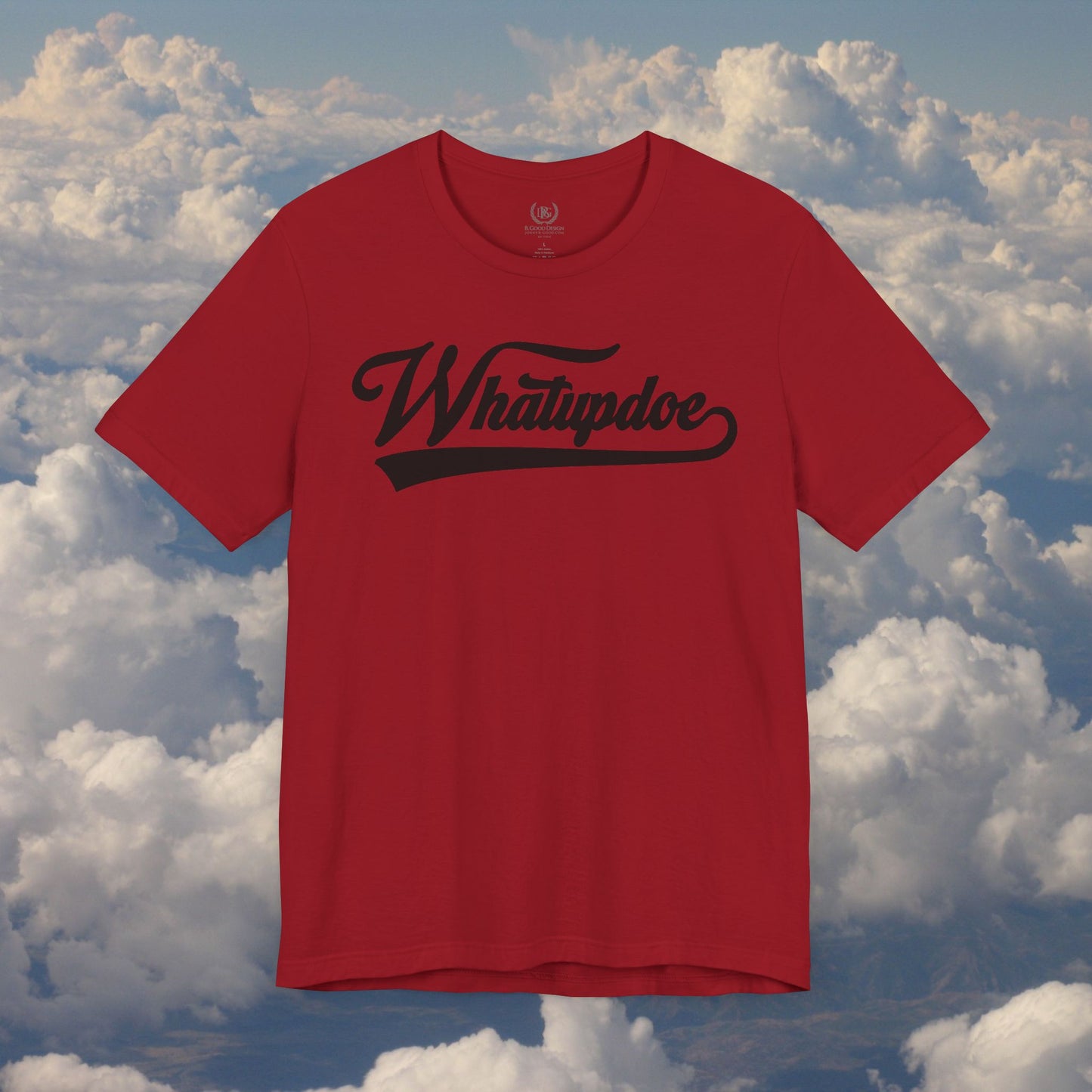 Men's Whatupdoe Black lettering Short Sleeve Shirt in Various Color Combinations