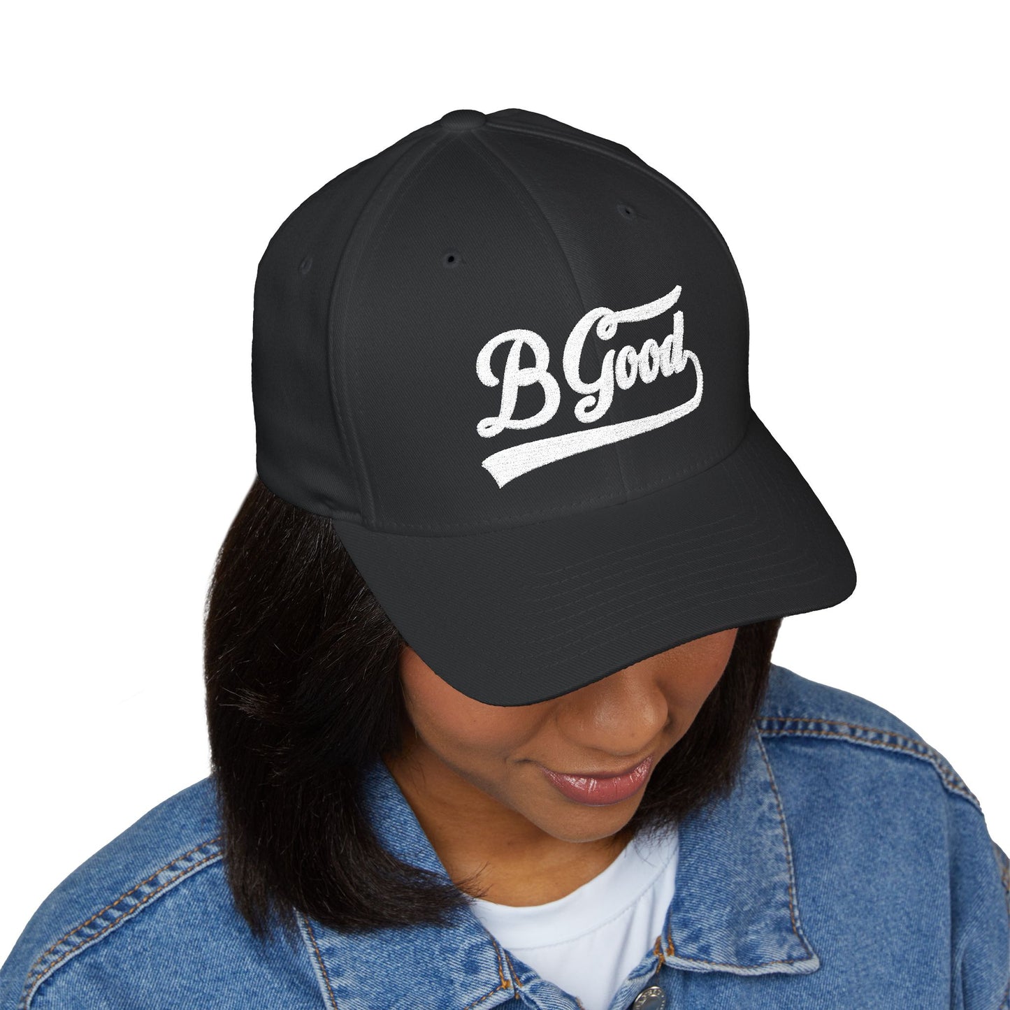B Good Fitted Embroidery Cap