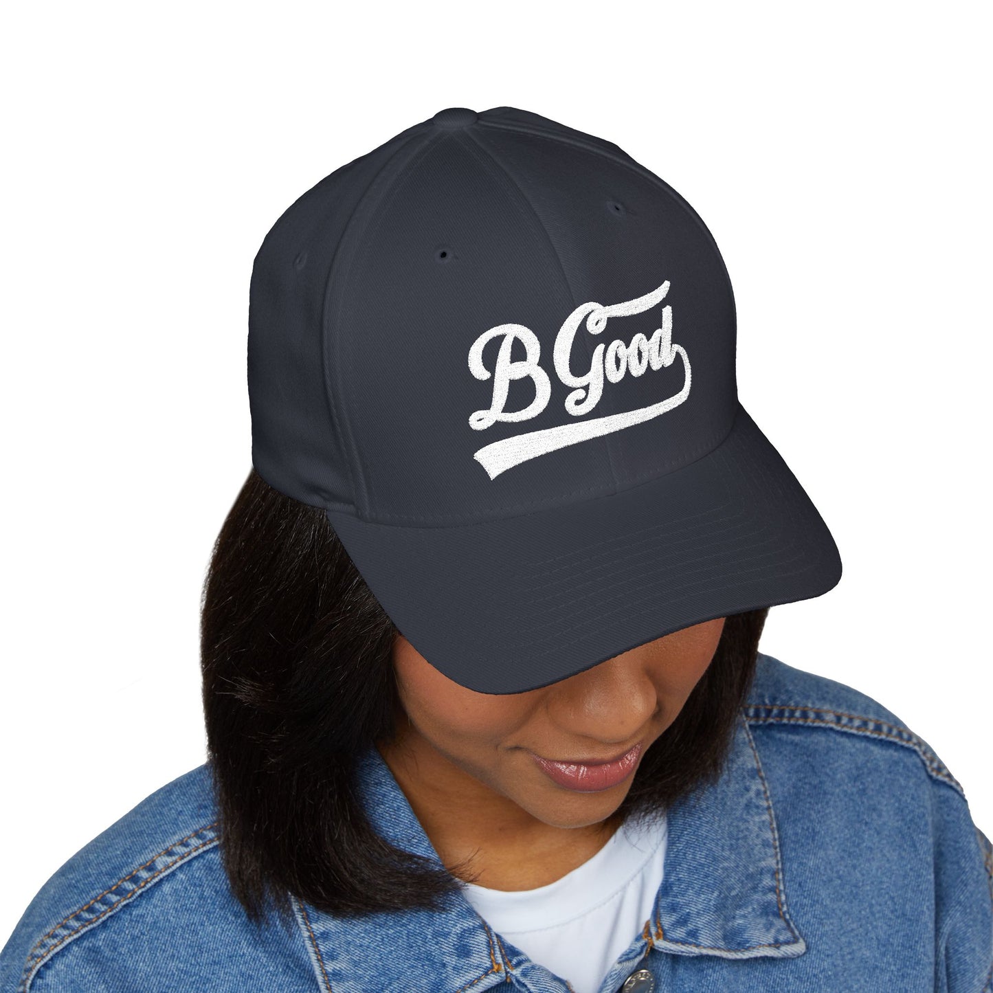 B Good Fitted Embroidery Cap