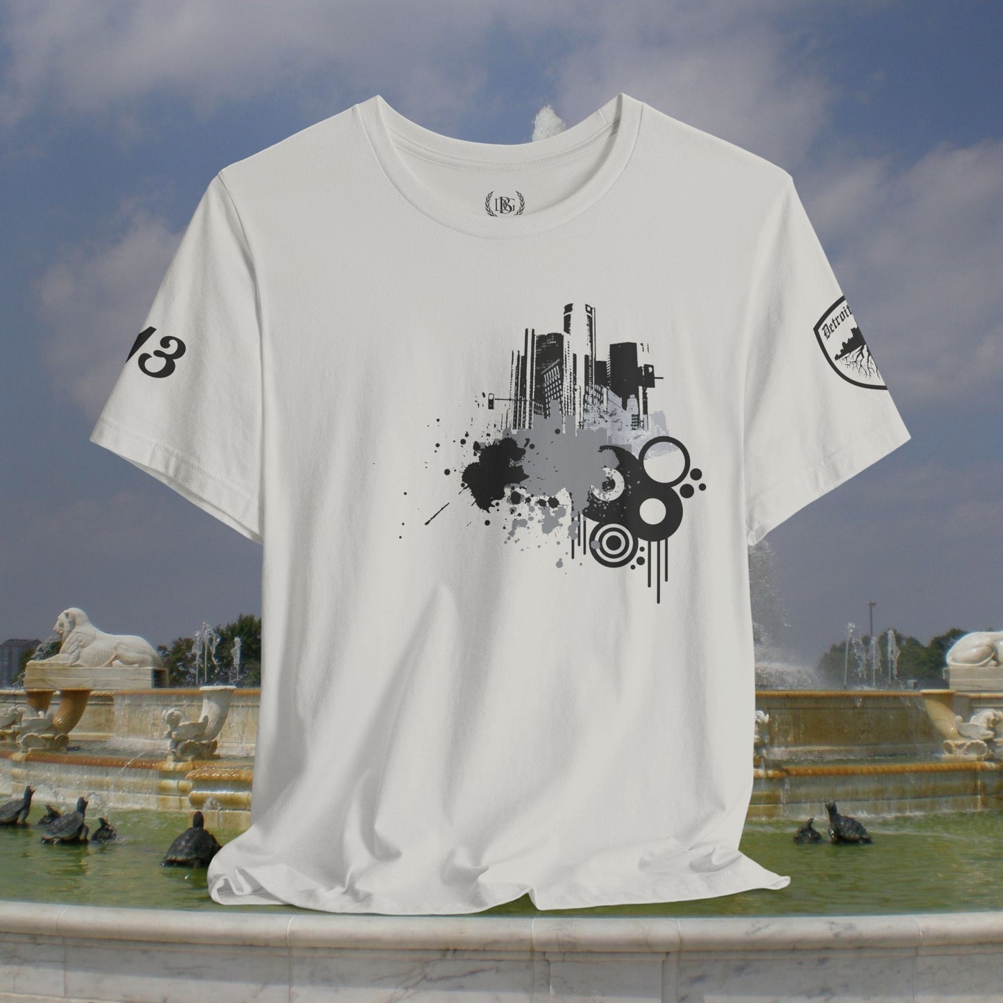 Detroit Grunge 313 Detroit Roots Unisex Jersey Short Sleeve Tee