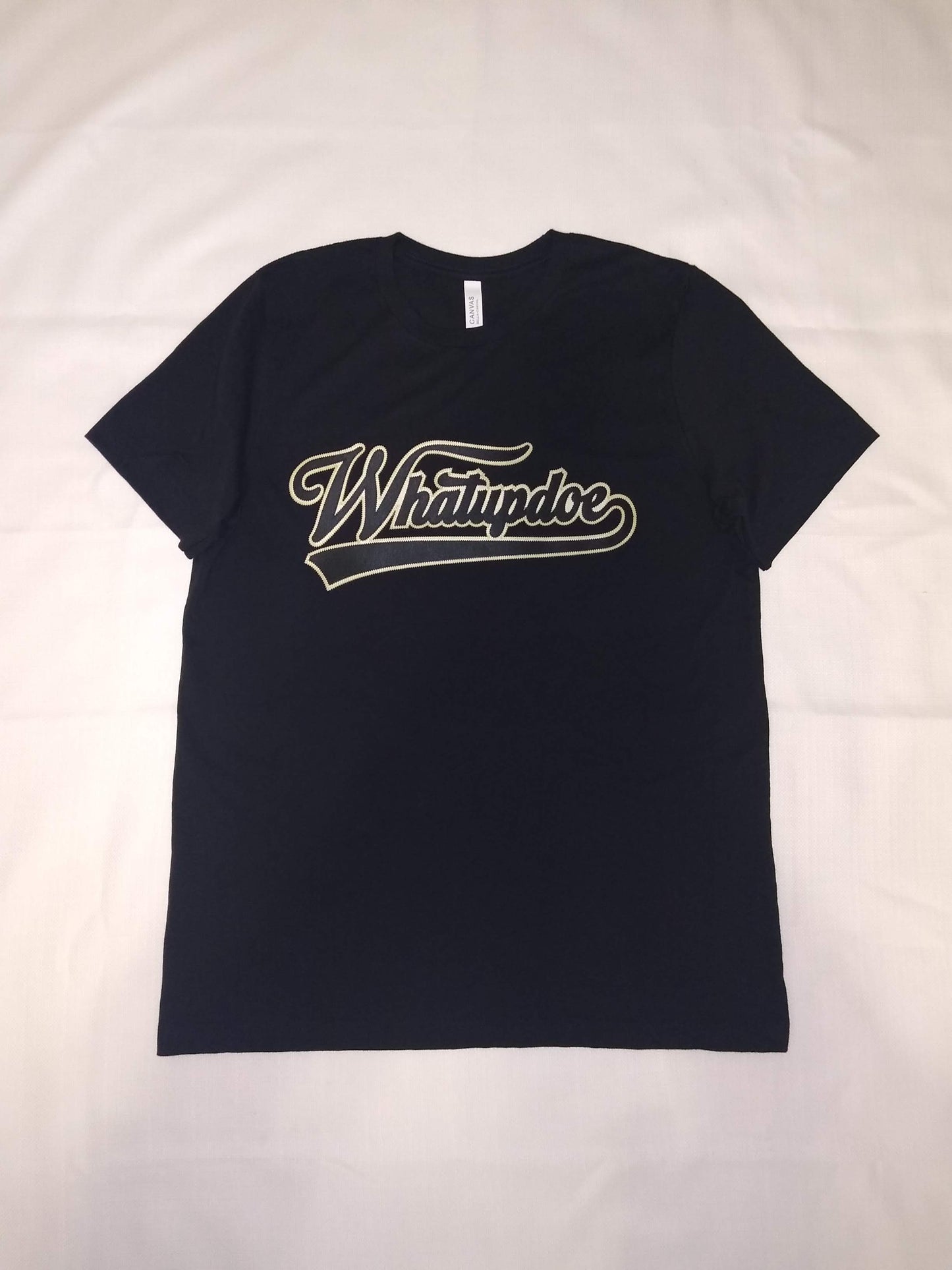 Detroit Whatupdoe Unisex Black & Gold Sim-Stitch T-Shirt